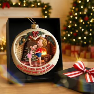 Curious Couple Acrylic Ornament - Personalized Gifts For Couple 04qhqn041125