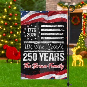 Alternative view of Custom 250 Years USA 250th Birthday 1776-2026 Eagle Garden Flag Gift for Family HO82 894618