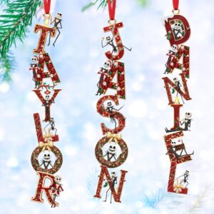 Alternative view of Custom Alphabet Letter Ornament Personalized Christmas Gifts 04ohti251025