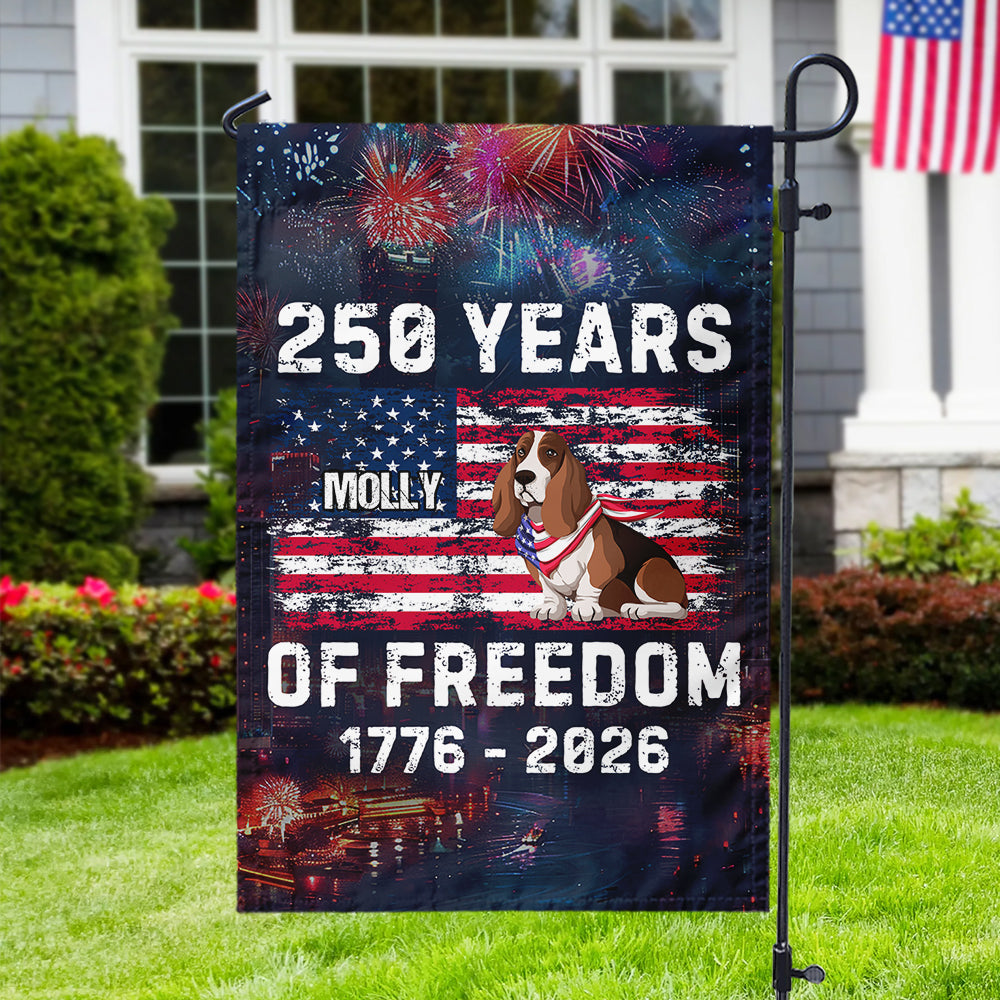 Custom Dog America 250 of Freedom Garden Flag For Dog Lovers - Image 5