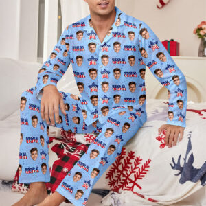 Alternative view of Custom Face Celebrate 250 Years America Anniversary 250th Independence Day Pajamas CH07 899746