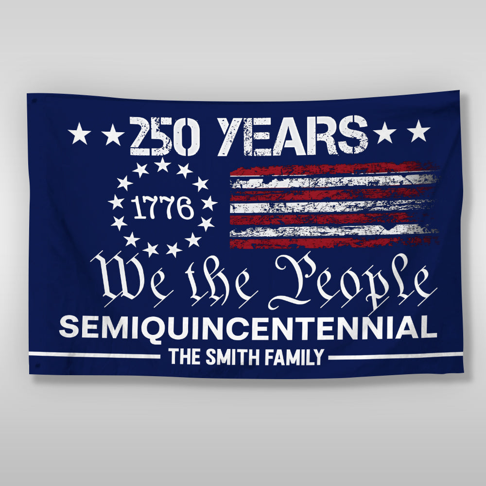 Custom Family Name We The People America 250 Years House Flag TH10 894879 - Image 5