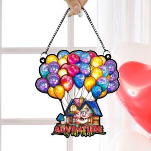 Alternative view of Customized Gifts For Couple Love Movie Acrylic Suncatcher Valentine 02XQLU021224