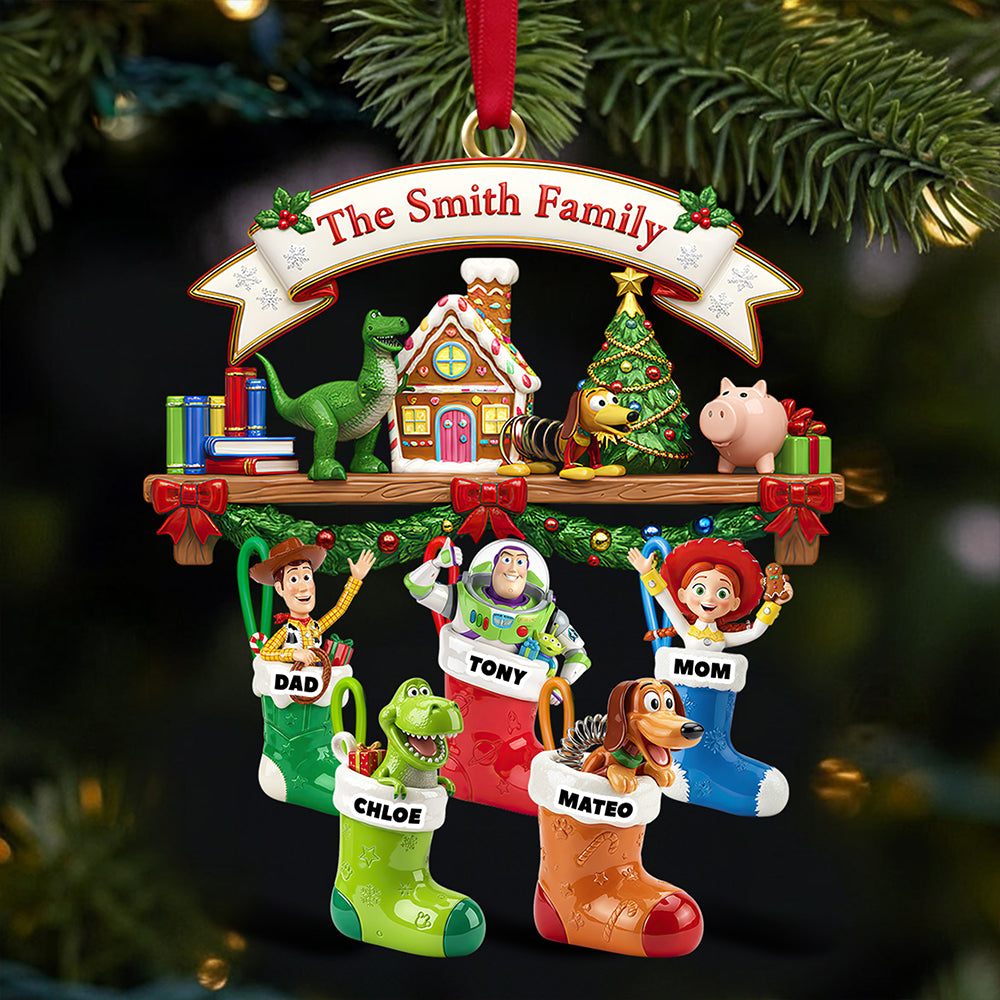 Cute Animated Characters Ornament Personalized Christmas Gifts For Family 03hudt051125 - Image 3