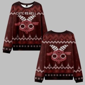 Cute as Hell Ugly Sweater 2025 Christmas - Grishko.com