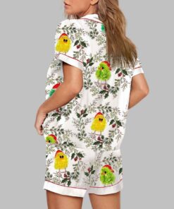 Alternative view of Cute Chick Christmas Art Pajama Set