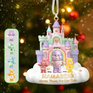 Alternative view of Cute Cubs Ornament - Personalized Gifts For Grandma, Mom Christmas Ornament 02NAMG041025