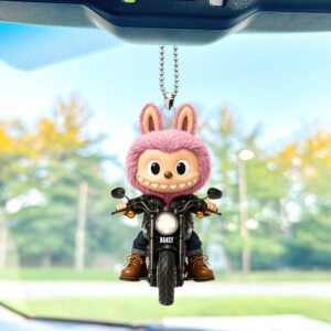 Cute Doll Car Ornament - Personalized Gifts For Motorcycle Lovers 02nati140725