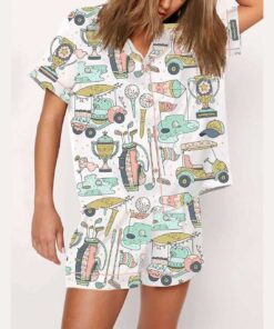 Cute Golf Sport Pajama Set