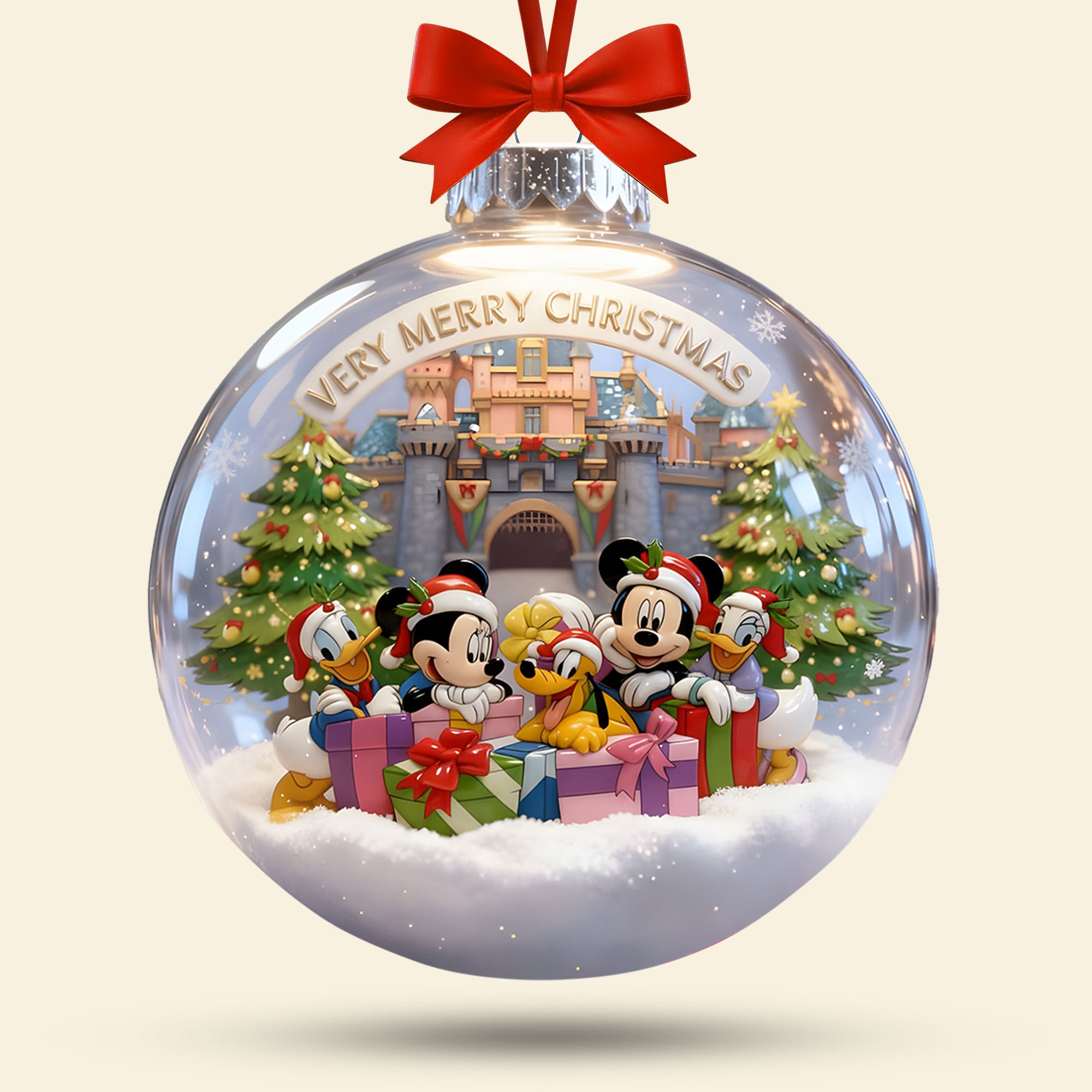 Cute Merry Christmas Acrylic Ornament, Personalized Gifts 07qhti201025 - Image 3