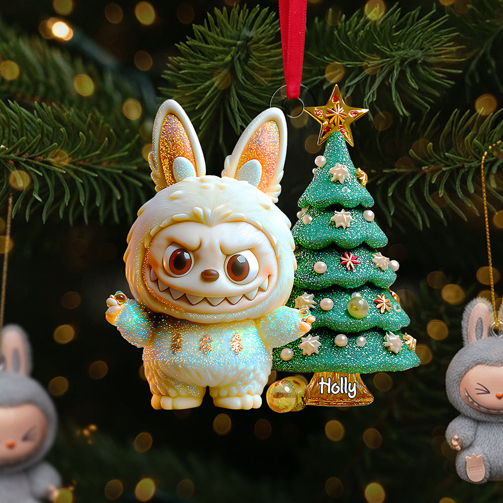 Alternative view of Cute Monster Personalized Gifts For Fans Christmas Ornament 02tgta110925