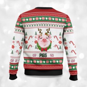 Alternative view of Cute Pig Ugly Christmas Sweater