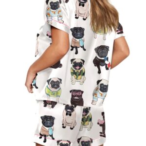 Alternative view of Cute Pug Pajama Set For Women