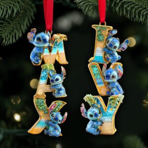 Alternative view of Cute Tropical Alien Ornament - Personalized Christmas Gift 05TGLU271025