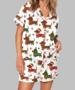 Dachshund Christmas Pajama Set