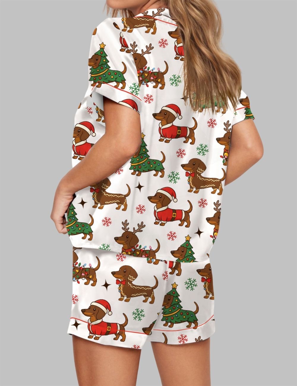 Dachshund Christmas Pajama Set - Image 4
