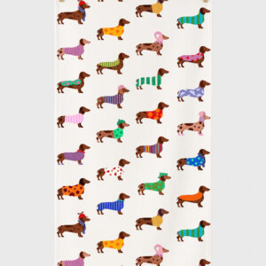 Dachshund Cute Dog Beach Towel