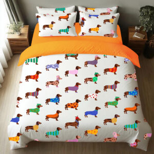 Dachshund Cute Dog Four-Piece Bedding Set