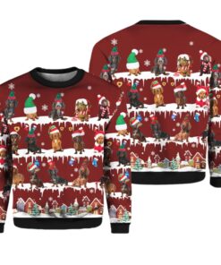 Dachshund Lover Ugly Christmas Sweater 