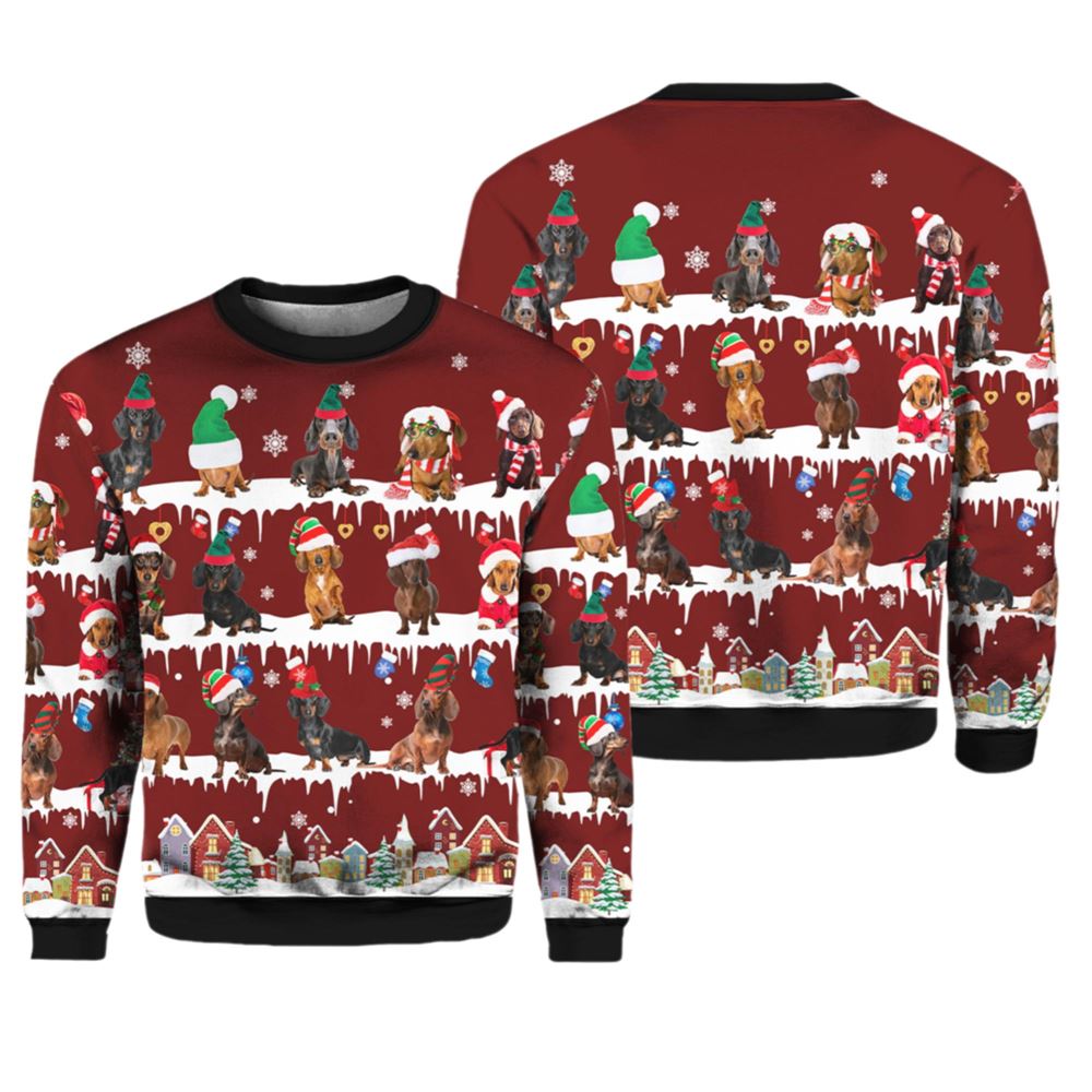 Dachshund Lover Ugly Christmas Sweater - Grishko.com