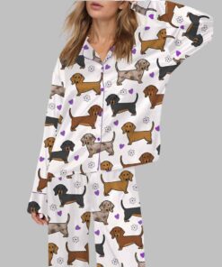 Dachshund Satin Pajama Set