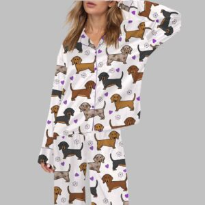 Dachshund Satin Pajama Set