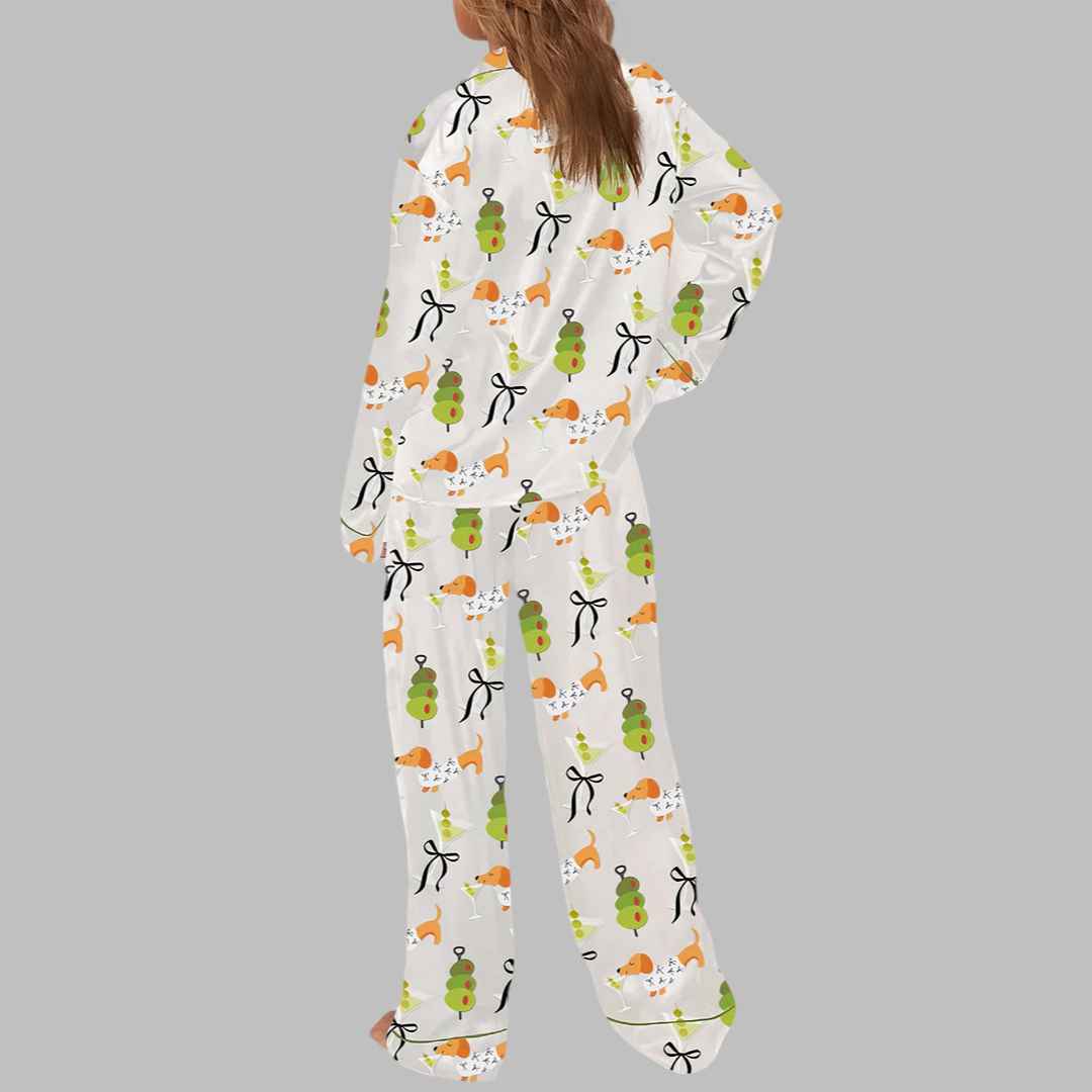 Dachshund Weenies Dirty Martini Pajama Set - Image 3