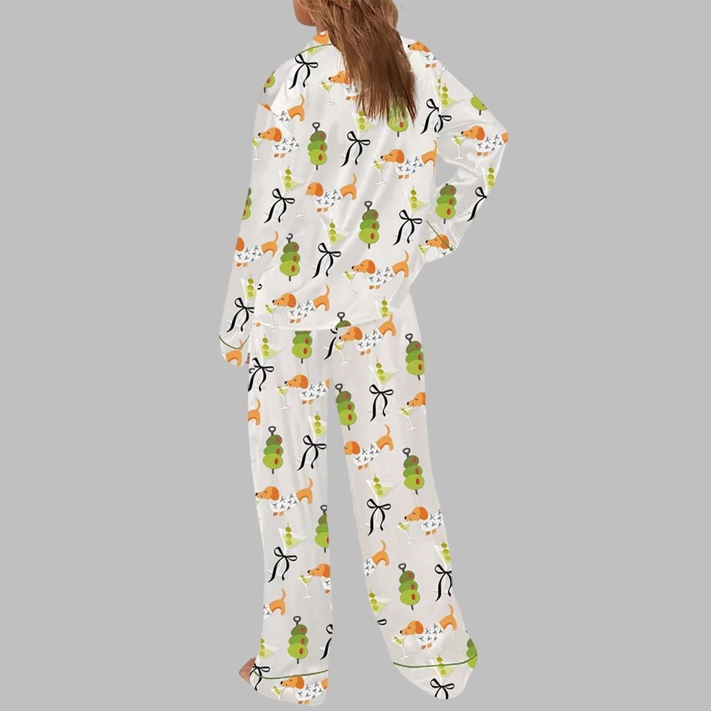 Dachshund Weenies Dirty Martini Pajama Set - Image 3