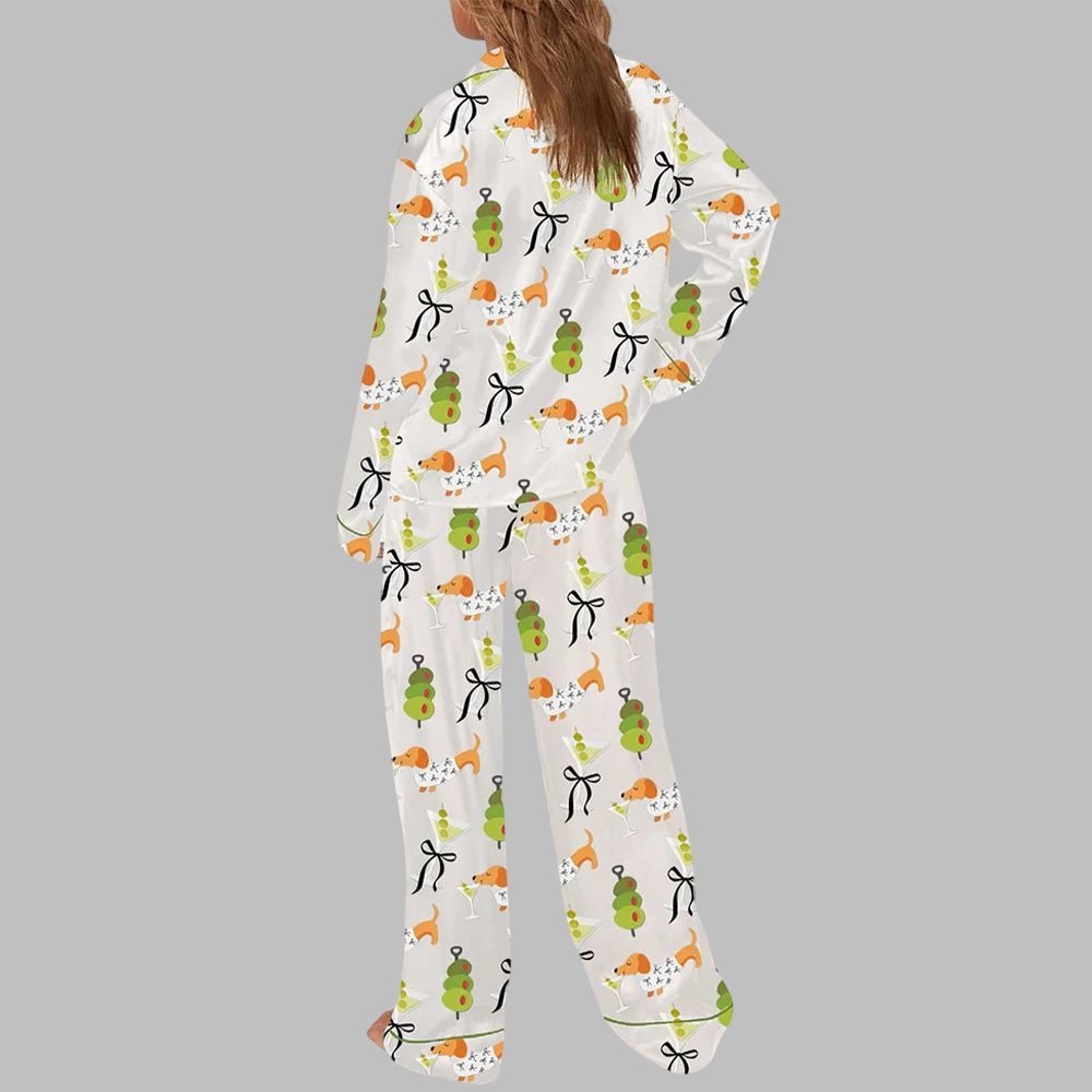 Dachshund Weenies Dirty Martini Pajama Set - Image 3