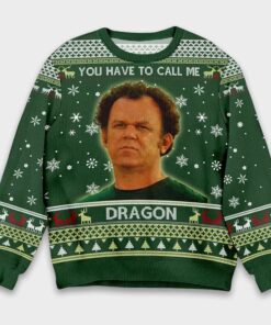 Dale Doback You Have To Call Me Dragon Step Brothers Ugly Christmas Sweater