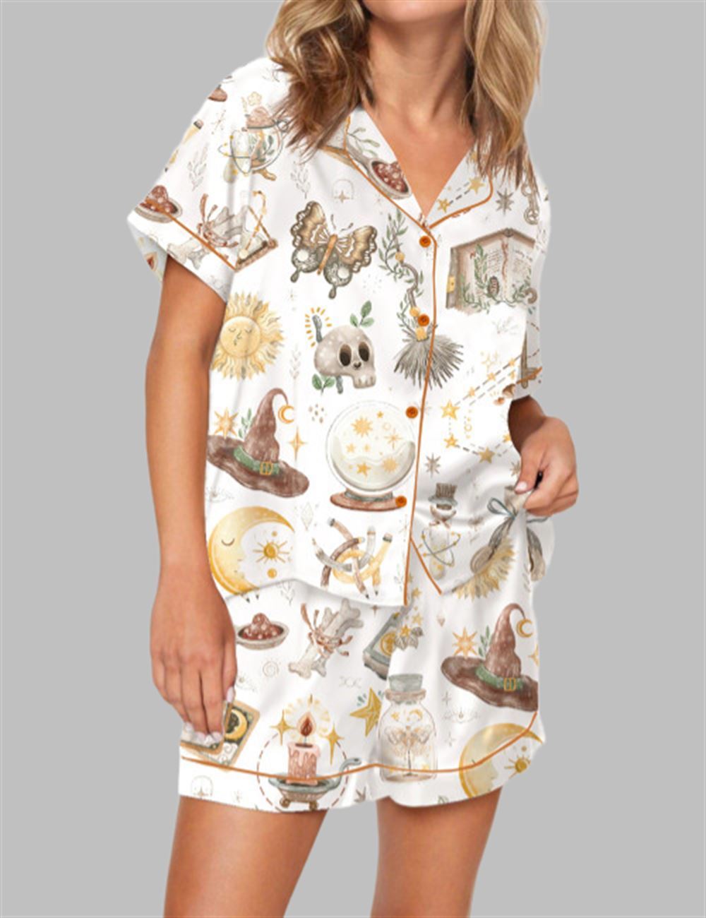 Dark Magic Pajama Set For Women