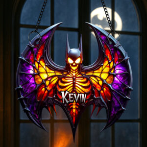 Dark Wings Suncatcher Ornament Personalized Gifts for Fans 04DTDT310725