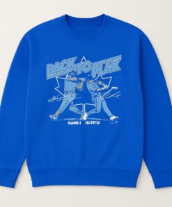 Alternative view of Davis Schneider And Vladimir Guerrero Jr Back To Plak Shirt