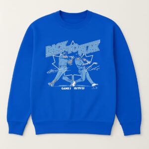 Alternative view of Davis Schneider And Vladimir Guerrero Jr Back To Plak Shirt