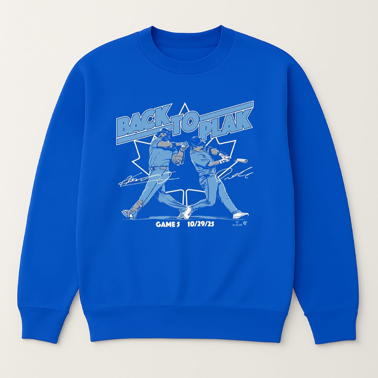 Alternative view of Davis Schneider And Vladimir Guerrero Jr Back To Plak Shirt