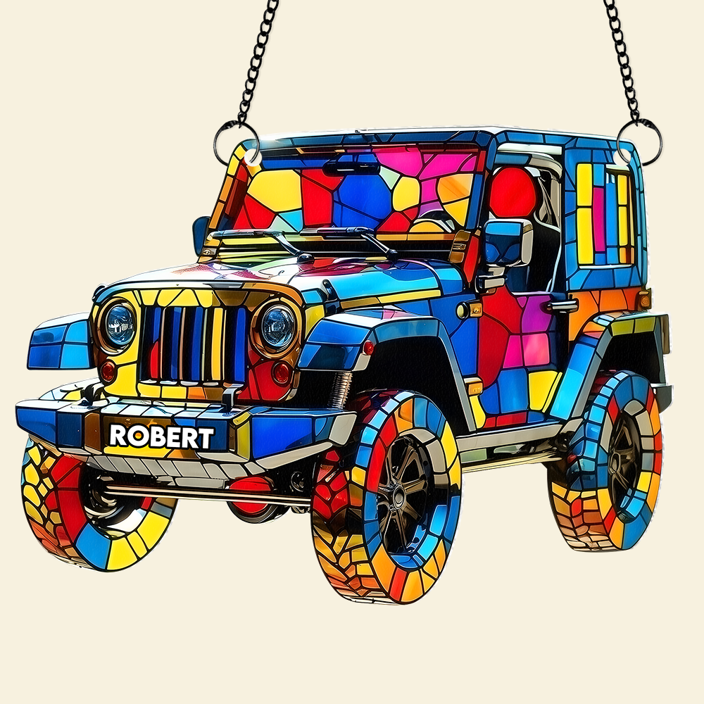 Dazzling Adventure Car Suncatcher - Personalized Gifts For Off-road Lovers 03TGPU080725 - Image 6
