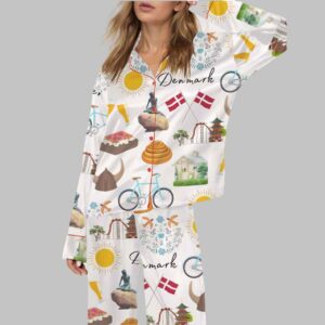 Denmark Silky Satin Pajama Set