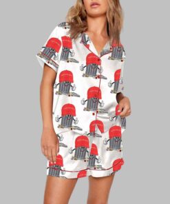 Alternative view of Deplorable Garbage Print Pajama Set