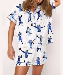 Detroit Football Fans Pajama Set