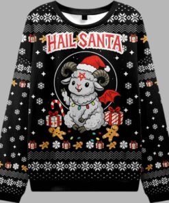 Alternative view of Devil Sheep Christmas Ugly Sweater