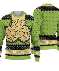 Alternative view of Dicky Meme Ugly Funny Christmas Holiday Sweater 