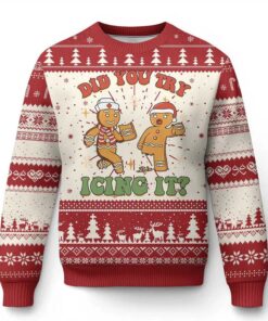 Did You Try Icing It Nurse Christmas Ugly Sweater 