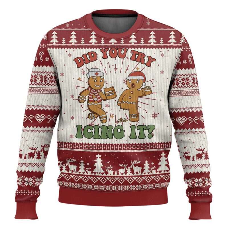 Did You Try Icing Ugly Christmas Sweater