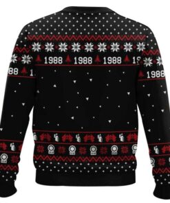 Alternative view of Die Hard 1988 Nakatomi Plaza Ugly Christmas Sweater
