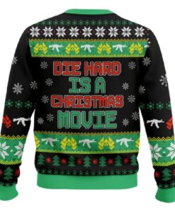 Alternative view of Die Hard Is A Christmas Movie Die Hard Ugly Sweater