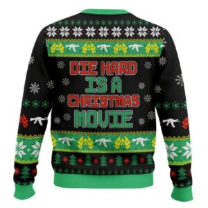 Alternative view of Die Hard Is A Christmas Movie Die Hard Ugly Sweater