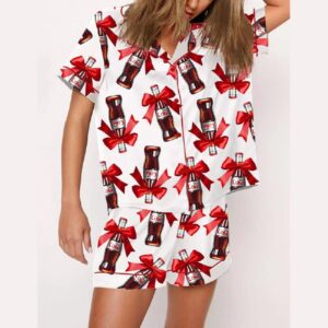 Diet Coke Coquette Bow Pajama Set