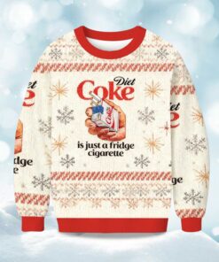 Diet Coke Is Just A Fridge Cigarette Christmas Ugly Sweater