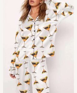 Dirty Martini Cocktail Pajama Set