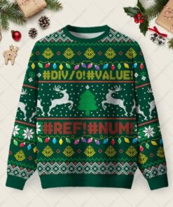 DIV0 Ugly Christmas Fuzzy Fleece Sweatshirt